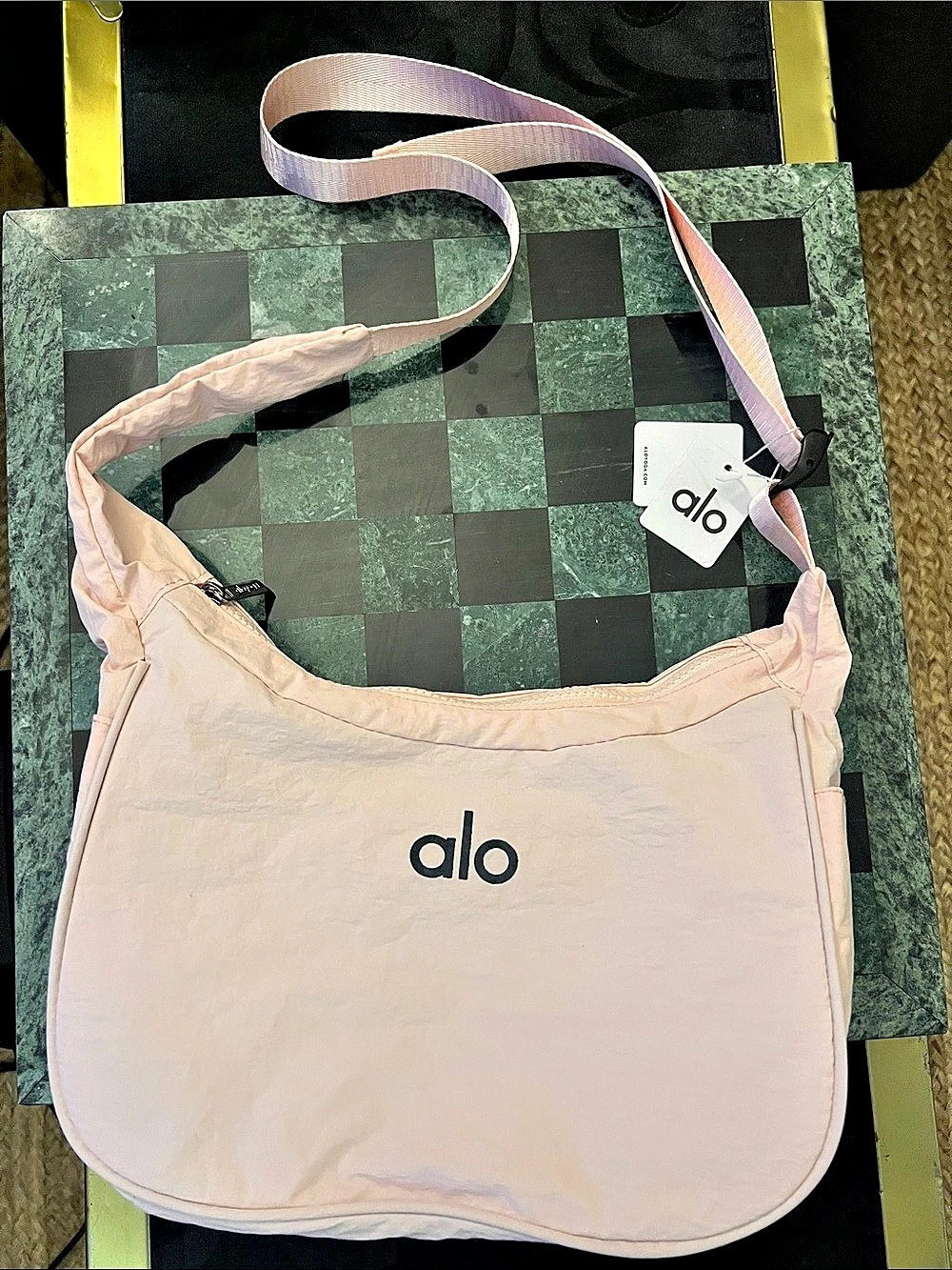alo Crossbody Bag in Pink NWT